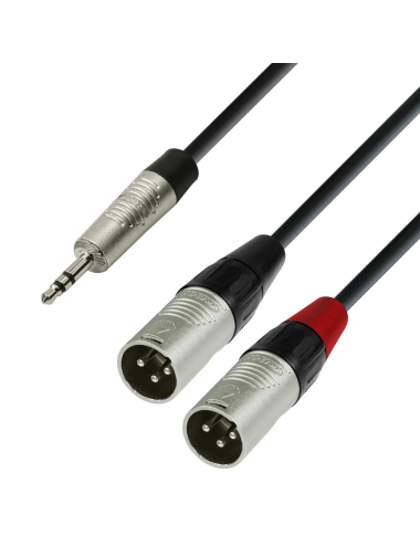 Minijack to XLR Male Cable