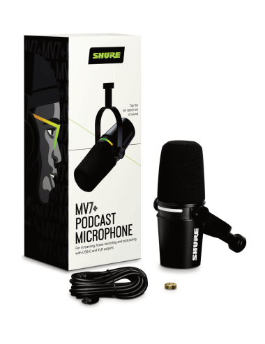 Shure MV7+ Noir