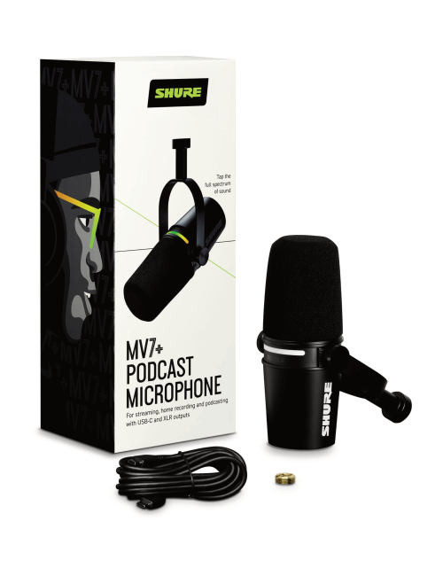 Shure MV7+ Black