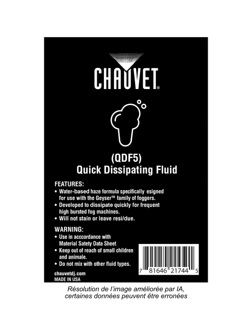 Quick Dissipating Fluid - QDF5