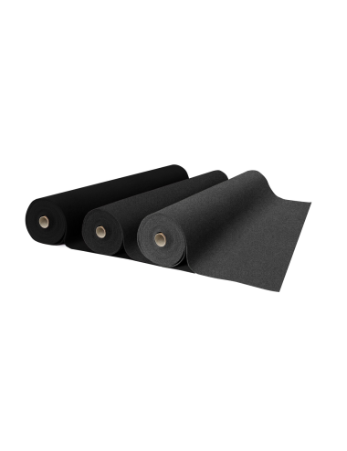 Moquette de stand évènementielle noire