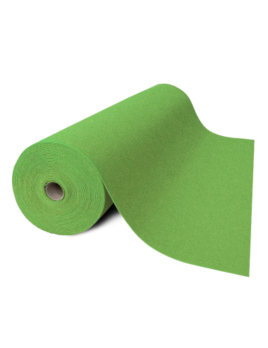 Roller carpet anise color