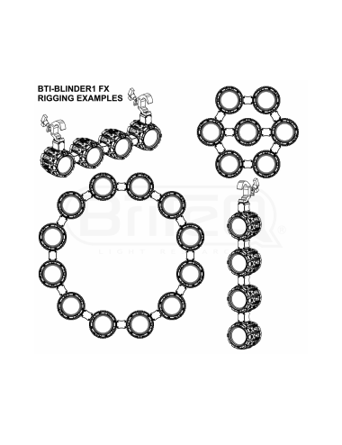 Briteq BTI-BLINDER1 FX IP65 dessin