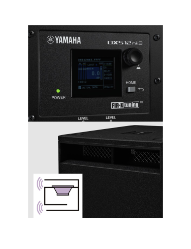 Yamaha DXS15 Mk3 panel