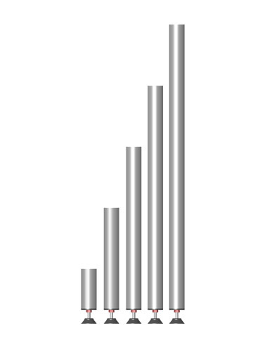 Adjustable walkable foot 1.2M