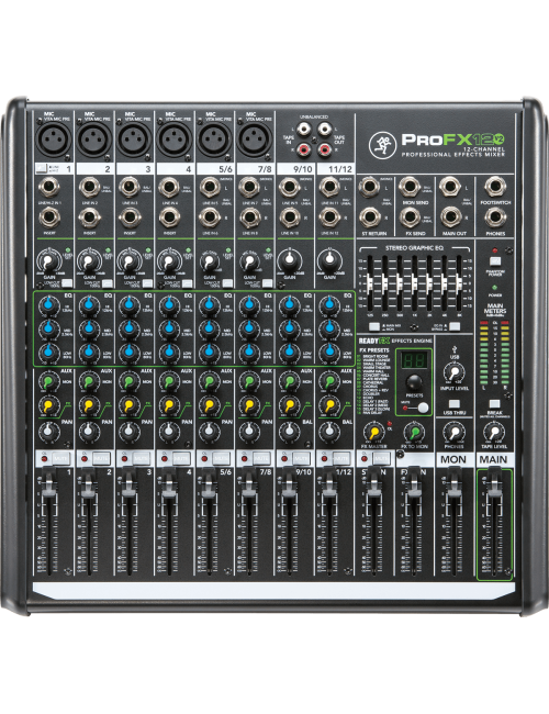 Analog Console with USB connection Mackie ProFX12 V2