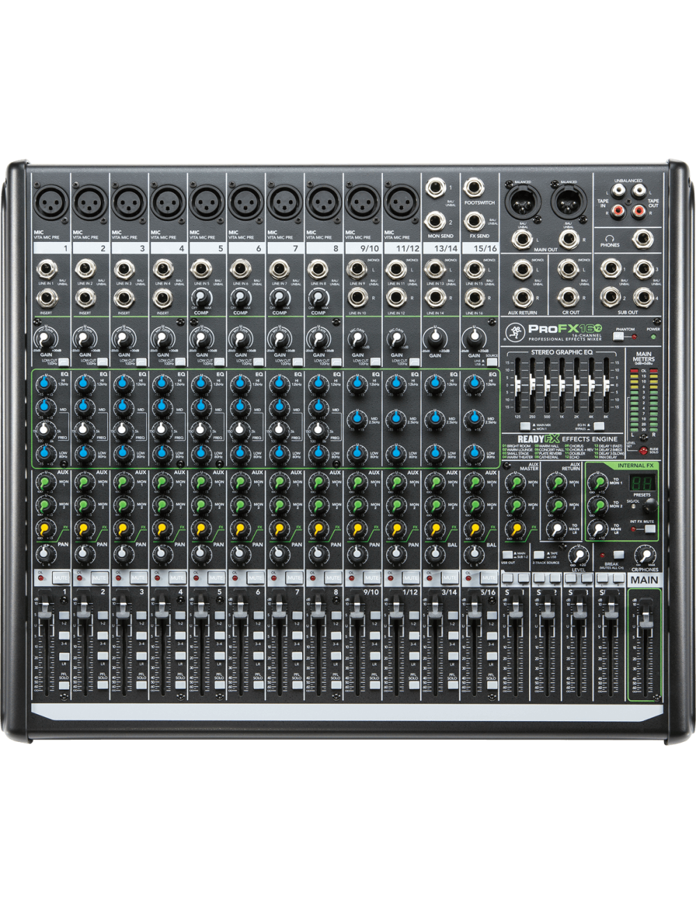 Mackie ProFX16 V2 16-channel analog console with USB connection
